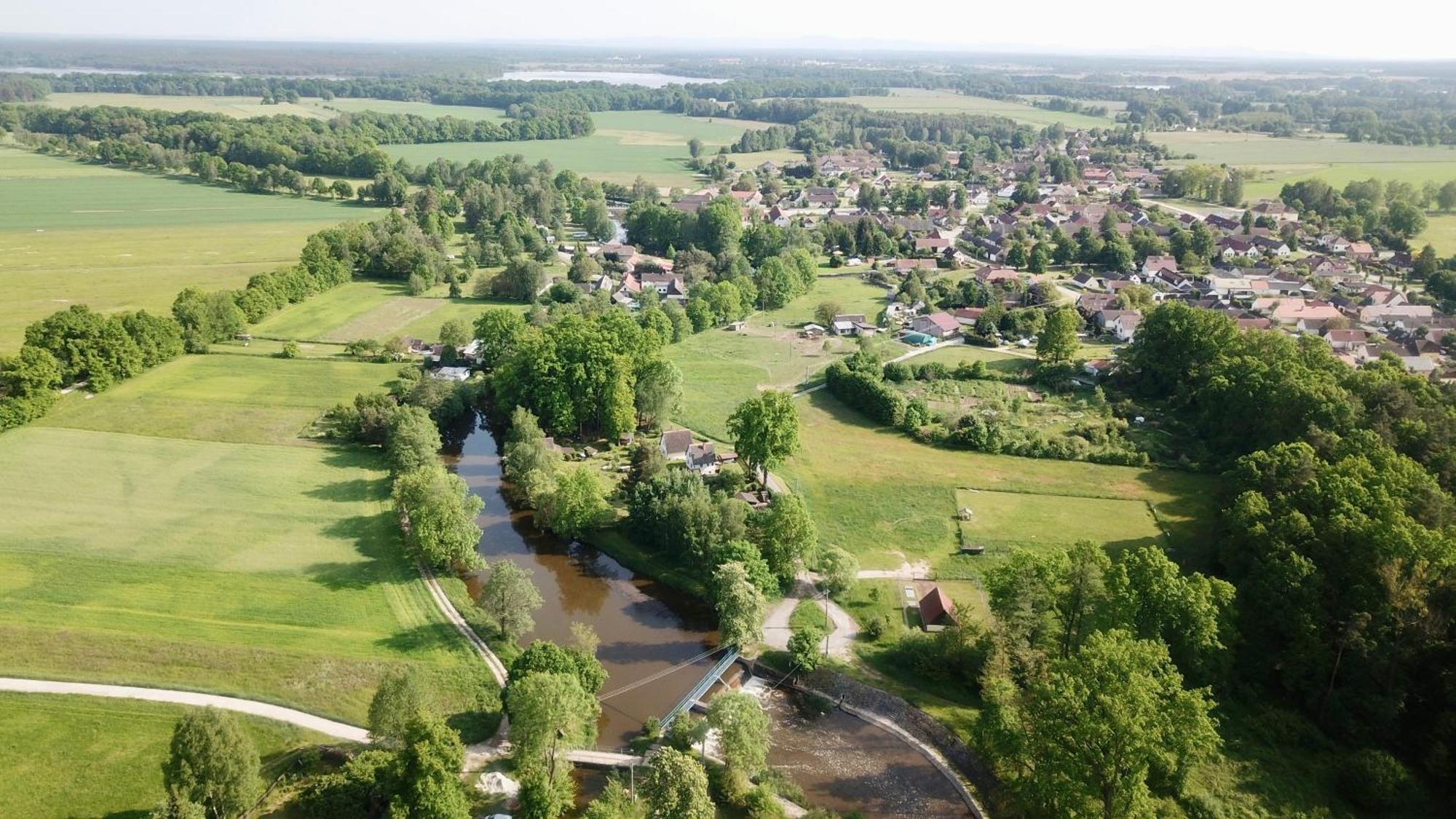 Chalupa Luznice Třeboň Exterior foto
